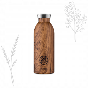Clima Bottle Sequoia Wood 500ml 24 bottles